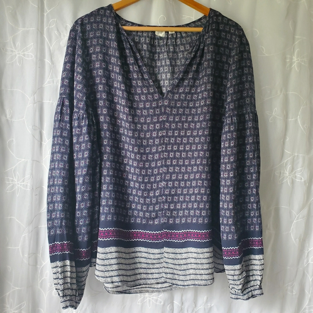 Gap patterned blouse